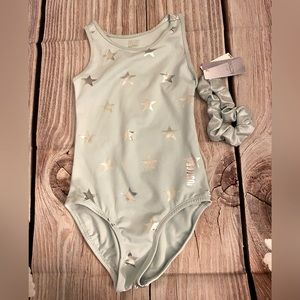 🆕 Justice Leotard🩱 W/Matching Hair Scrunchy